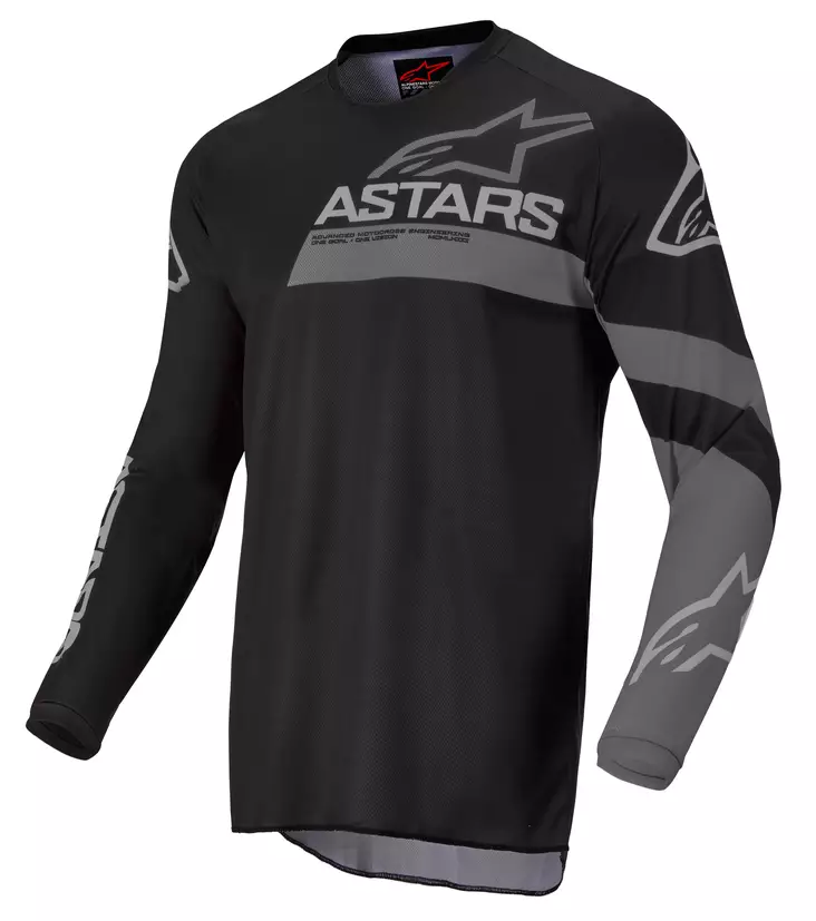 Alpinestars crosströja Racer Junior Graphite Svart/Grå - Barn crosströjor - D394335 - 1