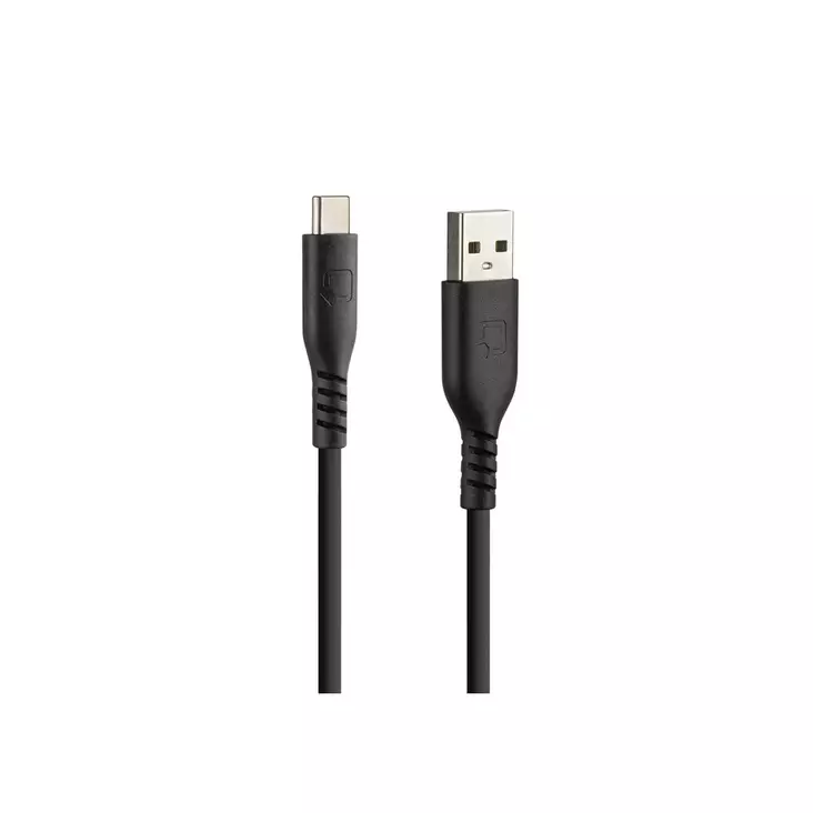 Optiline Silicon cable Usb A > Usb Type C - 60 cm - MC Mobil och tablet tillbehör - 295-2095 - 1