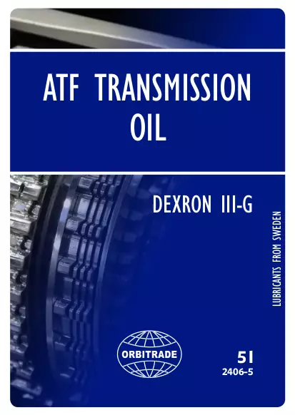 Orbitrade, ATF Dextron III oil 5L - Marin oljor - 117-6-2406-5 - 1