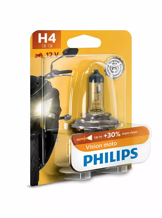 Philips glödlampa H4 CityVision Moto 12V/60/55W - MC Glödlampor - 12-975 - 1