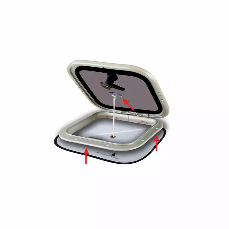 Mörkläggande myggnät till liten taklucka - Myggnät - 125-1305 - 1