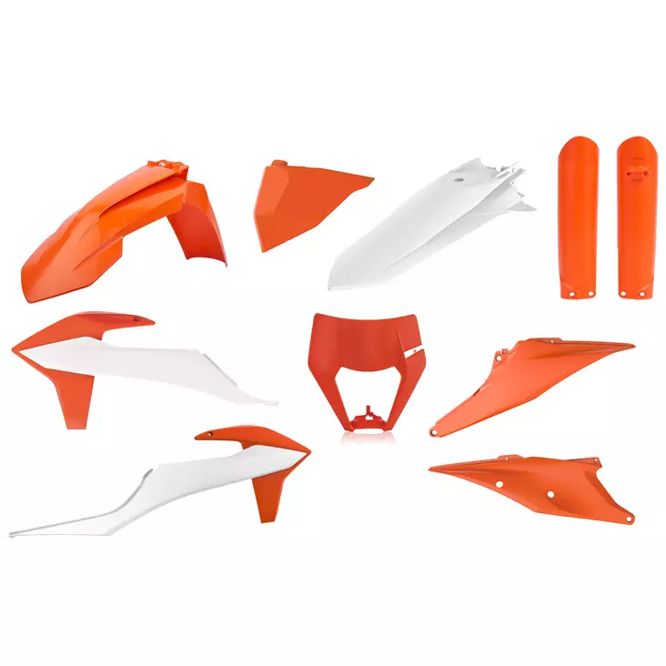 Polisport plastkit EXC/EXC-F (20->23), OEM-färg - Motocross plastsats - 178-91325 - 1