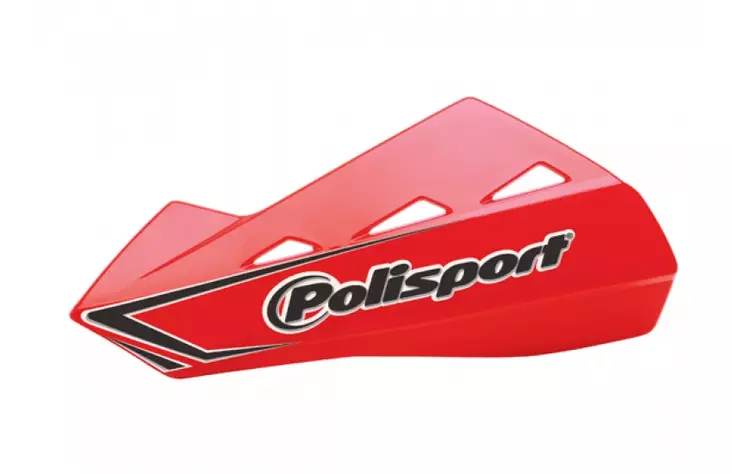 Polisport Qwest handskydd + monteringskit, Röd CR04 - Motocross handskydd - 171-8304200035 - 1