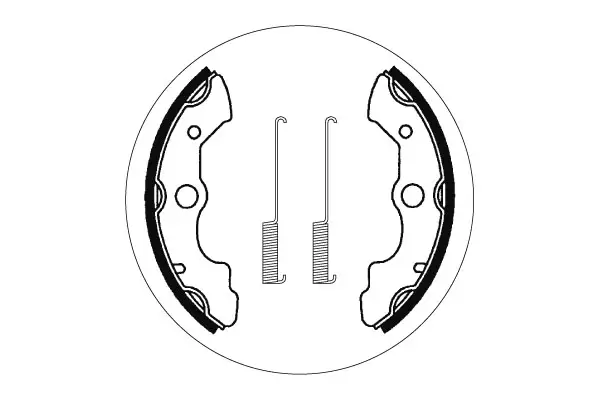 SBS Bromssko 2045 - MC Bromsskor - 23-2045 - 1