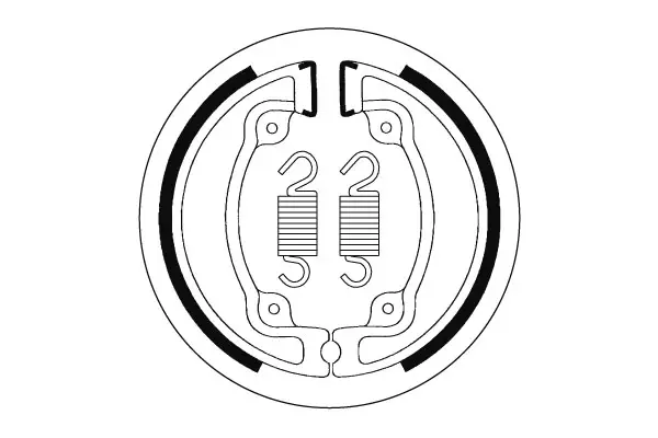 SBS Bromssko 2205 - MC Bromsskor - 23-2205 - 1