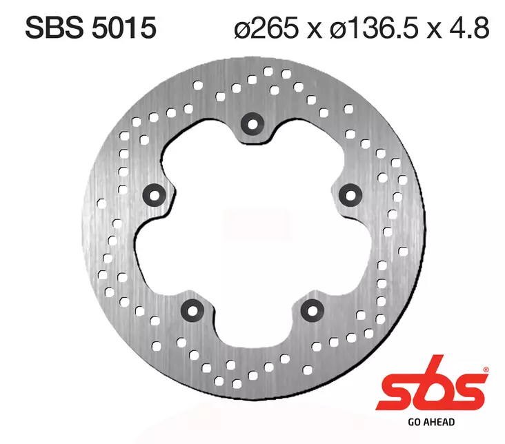 SBS Bromsskiva Standard - MC Bromsskivor - 230-5015 - 1