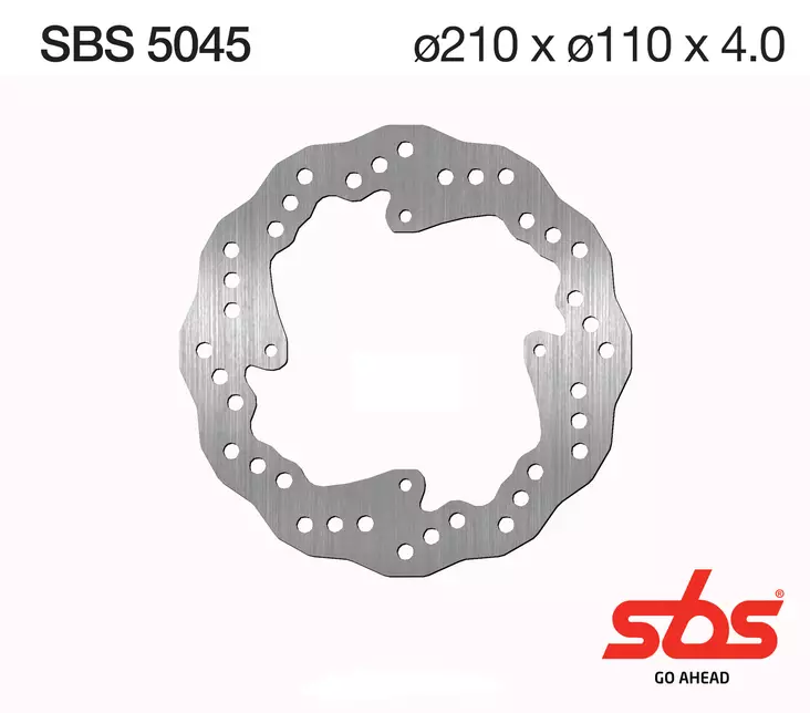 SBS Bromsskiva Standard - MC Bromsskivor - 230-5045 - 1