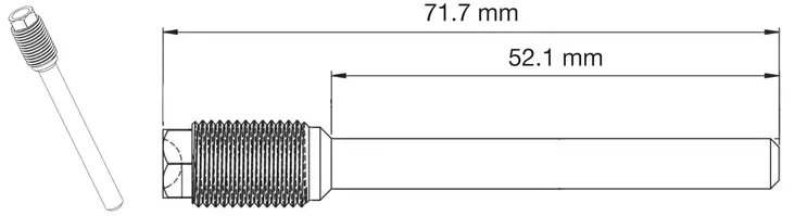 Sbs bromsstapp bak Ho/Ka/Su/Ya - Motocross andra bromsdelar - 23-4505 - 1