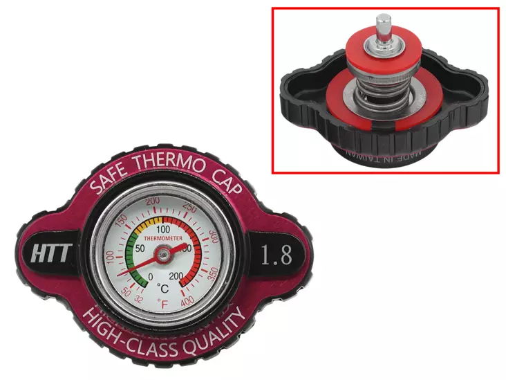 Sixty5 Radiator Cap with temp cauge 1.8bar Ktm - Motocross kylare - 394-10105 - 1