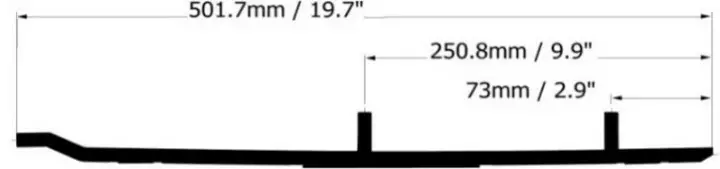 Sno-x Defender Styrstål Lynx/ Ski-Doo - Snöskoter styrskenor - 881-0475 - 1