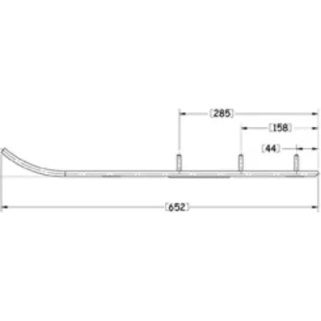 Sno-X Ripper Four Styrstål 4" Hårdmetall Arctic Cat - Snöskoter styrskenor - 881-4115 - 1