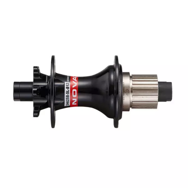 Bakskivbromsnav Novatec, 32h/6-bult, Microspline 148x12mm genomgående axel, 12-växlar - Skivbromsnav - 51235 - 1