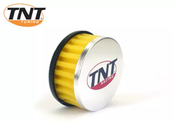 TNT Luftfilter, R-Box, Gul, Anslutning Ø 28/35mm, (Ø 85mm l. 39mm) - Luftfilter - 302-0833-5 - 1