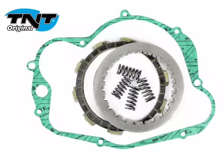 TNT Kopplingslamell sats & Mellanskivor & Packning & Fjädrar, Minarelli AM6 - Kopplingslamellsats - 304-0575 - 1