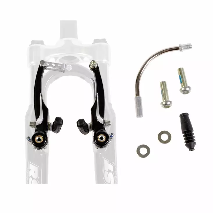 V-broms Cavo, 110mm, fram & bak, svart - Bromsskor - 43-175 - 1