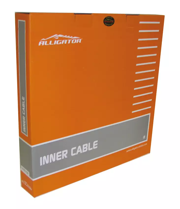 Växelwire ALLIGATOR verkstad 100st rostfri/slipad/försträckt 1,1x2000mm - Växelvajrar - 63105 - 1