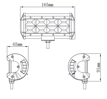 Kinwons Led Ramp 10-30V 96W Flood - MC Lampor och arbetsljus - 109-8596 - 2
