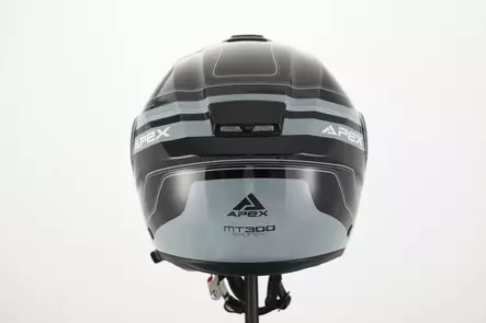 APEX Hjälm MT300 Sydney svart/silver - MC öppningsbara och öppna hjälmar - 700-25056 - 2