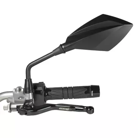 Chaft Ventura mirror, black, right - MC Speglar - IN1006 - 1