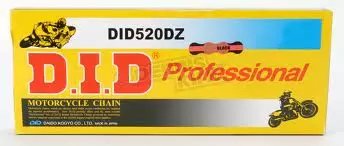 D.I.D 520DZ2 G&B Kedja+Kedjelås (RJ) - MC Kedjor - 283-520075-106 - 1