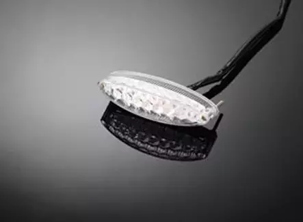 Hyper Silver baklampa led e-appr. 2,8x2,6x10,5 BxHxL - MC Baklyktor - 15-736 - 1