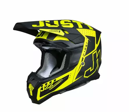 Just1 Crosshjälm J-22 F Falcon Titanium/Svart/Fluo Gul - Crosshjälmar - 604-230016 - 1