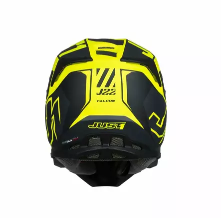 Just1 Crosshjälm J-22 F Falcon Titanium/Svart/Fluo Gul - Crosshjälmar - 604-230016 - 2