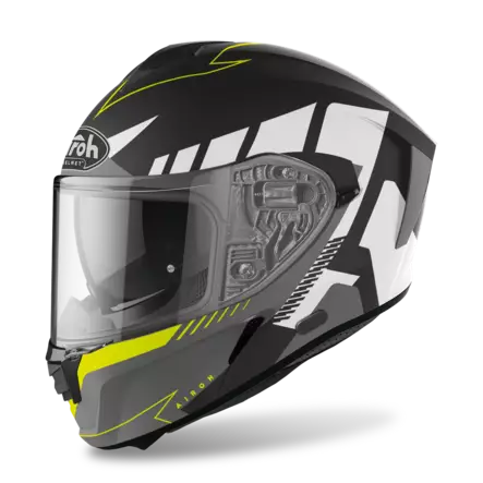 Motorcykelhjälm Airoh Spark Rise, matt svart - MC integralhjälmar - 57-2256 - 1