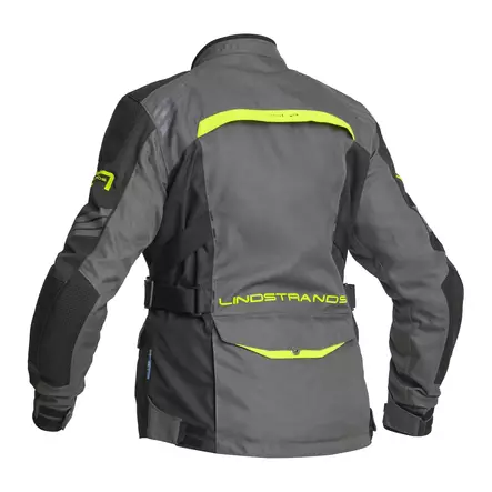 MC jacka Lindstrands Granberg för damer, grå/gul - MC jackor - 720-21050194-36 - 2
