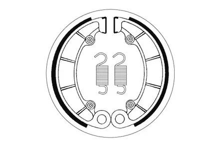 SBS Bromssko 2046 - MC Bromsskor - 23-2046 - 1