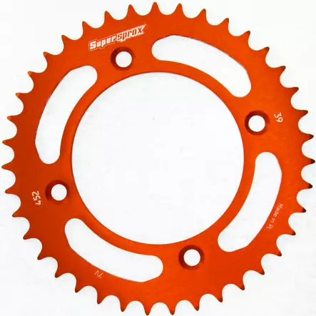 Supersprox Rear Sprocket Alu RAL-452:40 Orange - MC Bakdrev - 27-3-452-40-6 - 1