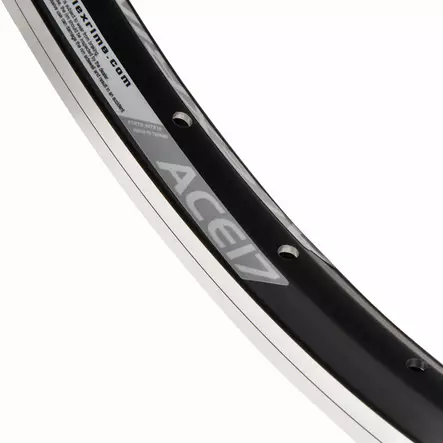 Fälg ALEX 24"18-507, ACE 17 36H, dubbelbottnad, CNC fräst, aluminium, svart - Fälgar fram 12-24" - 62866 - 1