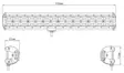 Kinwons Led Ramp 10-30V 336W Flood - MC Lampor och arbetsljus - 109-85336 - 2