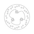 Brembo Bromsskiva Serie Oro - MC Bromsskivor - 232-68B40716 - 1