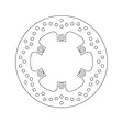 Brembo Bromsskiva Serie Oro - MC Bromsskivor - 232-68B40746 - 1