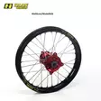 Haan wheel BETA 13- 18-2,15 RED HUB/BLACK RIM - Motocross fälgsats - 540-111601-236 - 1
