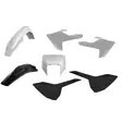 Polisport kit w/ mask Husqvarna TE/FE(17) White/black - Motocross plastsats - 178-90896 - 1