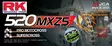 RK MM520MXZ5 Offroad Pro Kedja Grön +CL (clip kedjelås) EJ O-ring - MC Kedjor - 282-520164-096 - 1