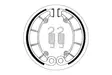 SBS Bromssko 2046 - MC Bromsskor - 23-2046 - 1
