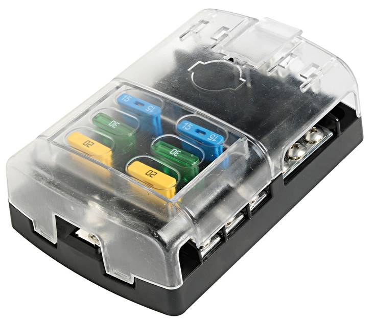 Polycarbonate fuse holder box - Säkringsdosor - M14-183-06 - 1