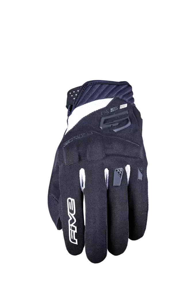 MC handskar Five RS3 Evo, svart/vit - MC handskar - 661-220016 - 1