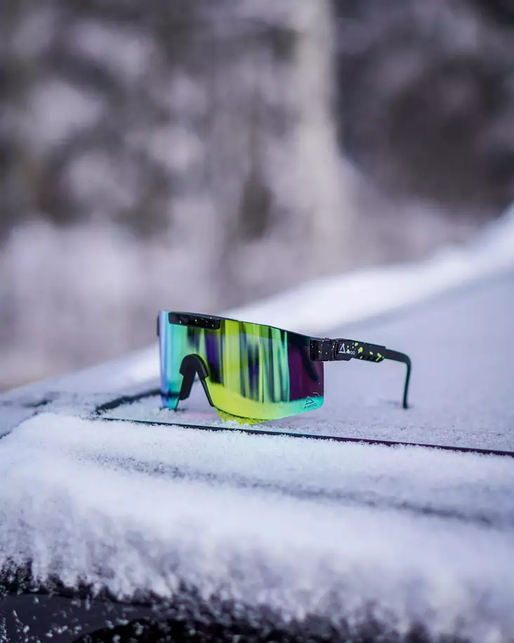 AMOQ Comet Solglasögon Svart Splash - Gold Spegellins - Solglasögon - 645-NO1-SHADES-6 - 1