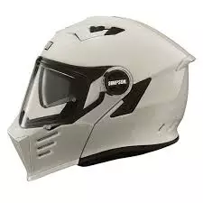 Simpson Darksome hjälm, vit - MC öppningsbara och öppna hjälmar - 638-2106 - 1