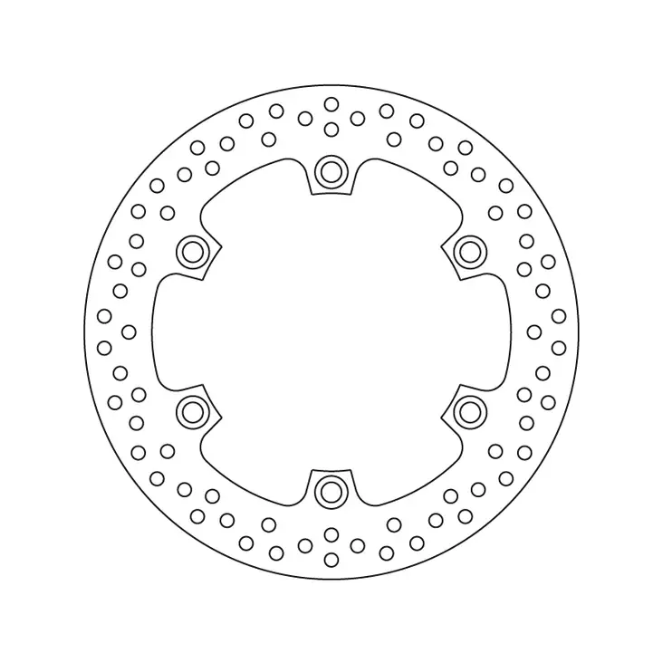 Brembo Bromsskiva Serie Oro - MC Bromsskivor - 232-68B407A6 - 1