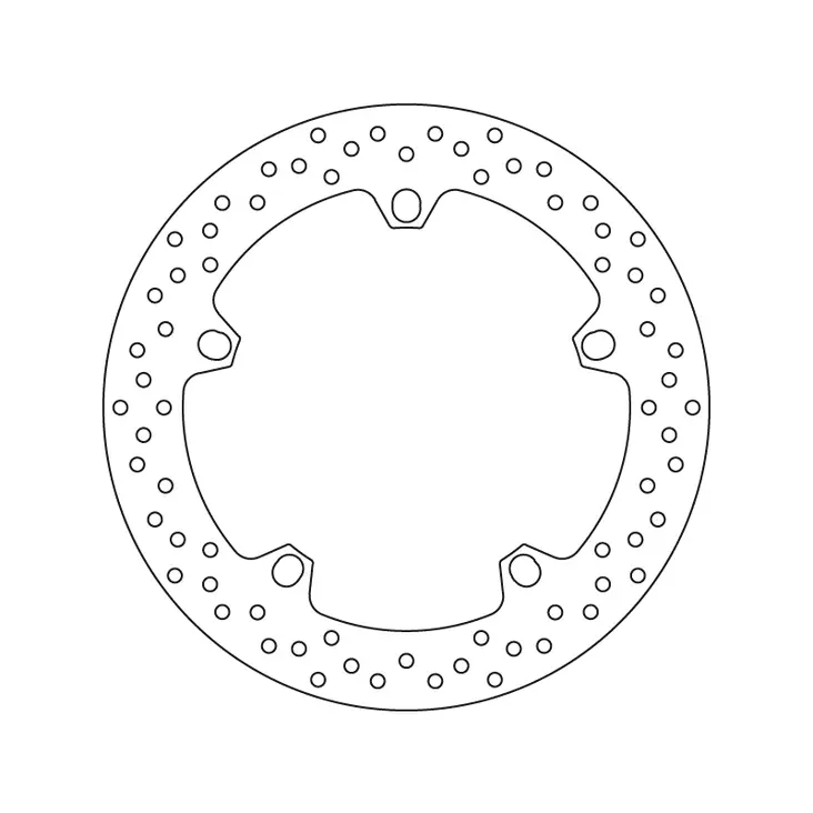 Brembo Bromsskiva Serie Oro - MC Bromsskivor - 232-68B407D6 - 1