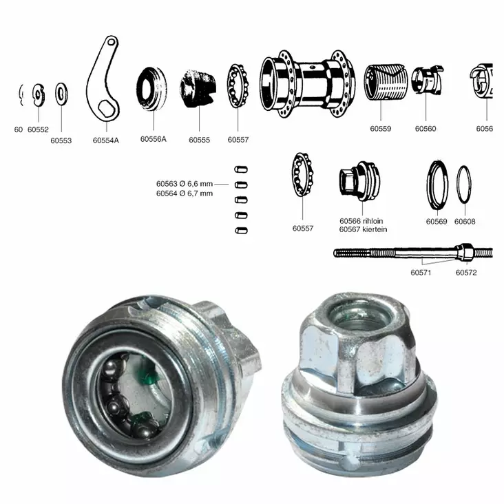 Ledare FAVORIT 88z, 1-vxl - Baknav Favorit 1-v - 60566 - 1