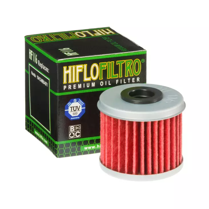 HiFlo oljefilter HF116 - MC Oljefilter - 20-HF116 - 1
