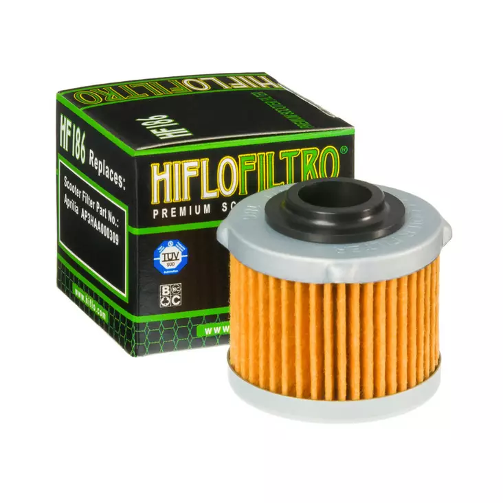 HiFlo oljefilter HF186 - MC Oljefilter - 20-HF186 - 1
