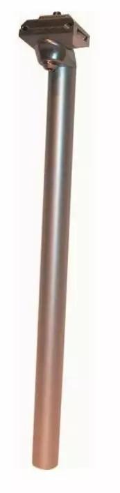 Sadelstolpe CAVO 31,6x400mm, silver, alu, inkl.klamma - Sadelstolpar - 42-6316 - 1