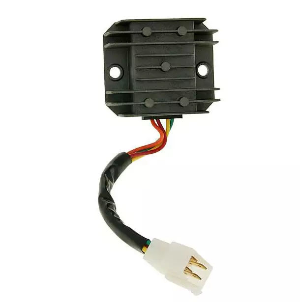 Voltregulator, Kabelmodell, 2-rader 4-stift, Kina-skotrar 4-T 50cc - Spänningsregulatorer - 303-0266 - 1